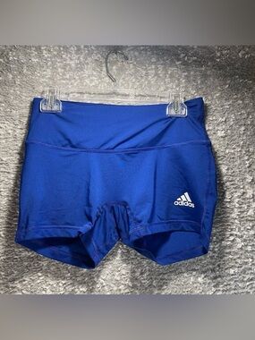 ADIDAS Pull On Shorts Size Medium Polyester Sports Blue, water sports, volley